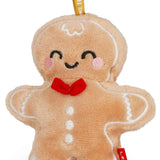 Legami HO HO HORNAMENTS Plushen Kerst hangdecoratie, Gingerbread