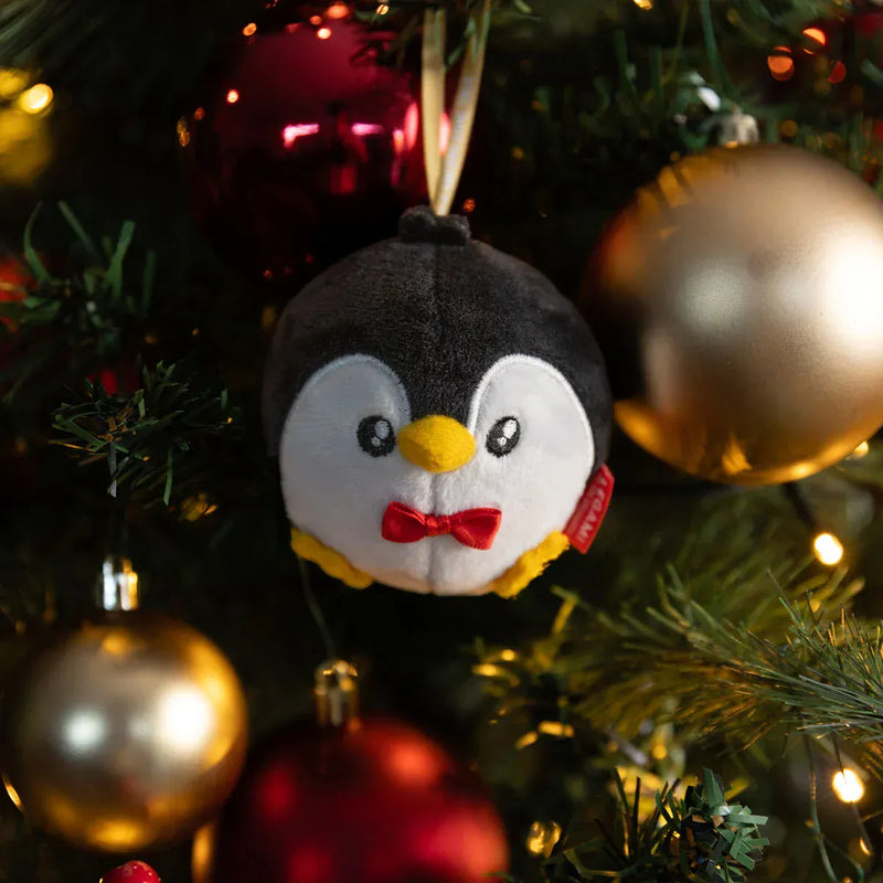 Legami HO HO HORNAMENTS Plushen Kerst hangdecoratie, Penguin