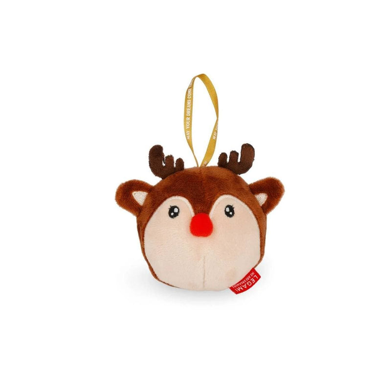 Legami HO HO HORNAMENTS Plushen Kerst hangdecoratie, Reindeer