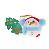 Legami HO HO HORNAMENTS Plushen Kerst hangdecoratie, Snowman