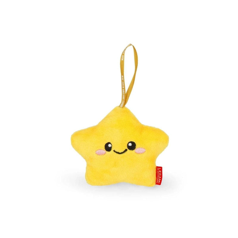 Legami HO HO HORNAMENTS Plushen Kerst hangdecoratie, Star