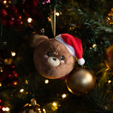 Legami HO HO HORNAMENTS Plushen Kerst hangdecoratie, Teddy