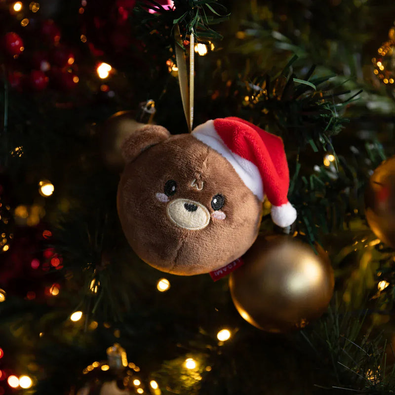 Legami HO HO HORNAMENTS Plushen Kerst hangdecoratie, Teddy