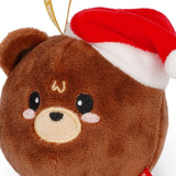 Legami HO HO HORNAMENTS Plushen Kerst hangdecoratie, Teddy
