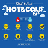 Legami HOT & COLD BFF Thermos Drinkfles voor kinderen, Giraffe