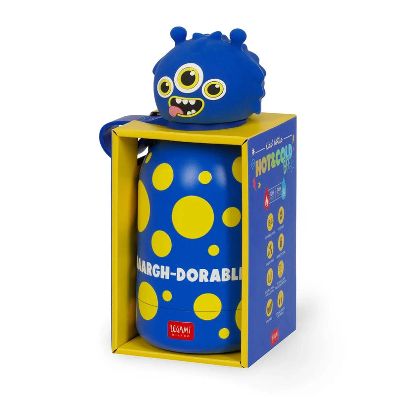 Legami HOT & COLD BFF Thermos Drinkfles voor kinderen, Monster