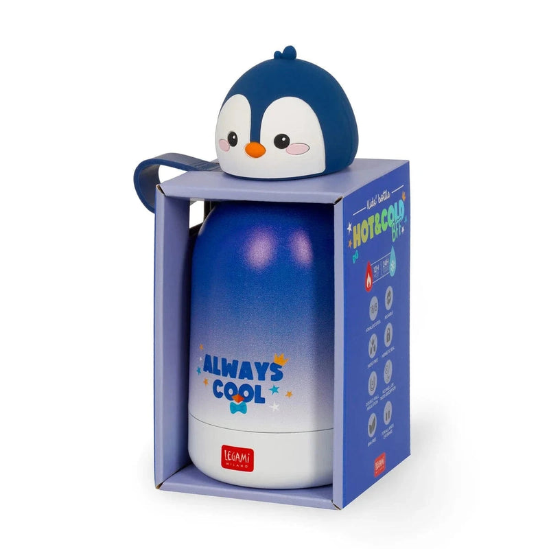 Legami HOT & COLD BFF Thermos Drinkfles voor kinderen, Penguin