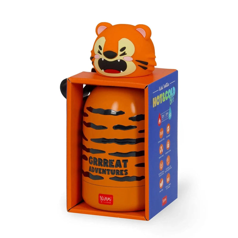Legami HOT & COLD BFF Thermos Drinkfles voor kinderen, Tiger