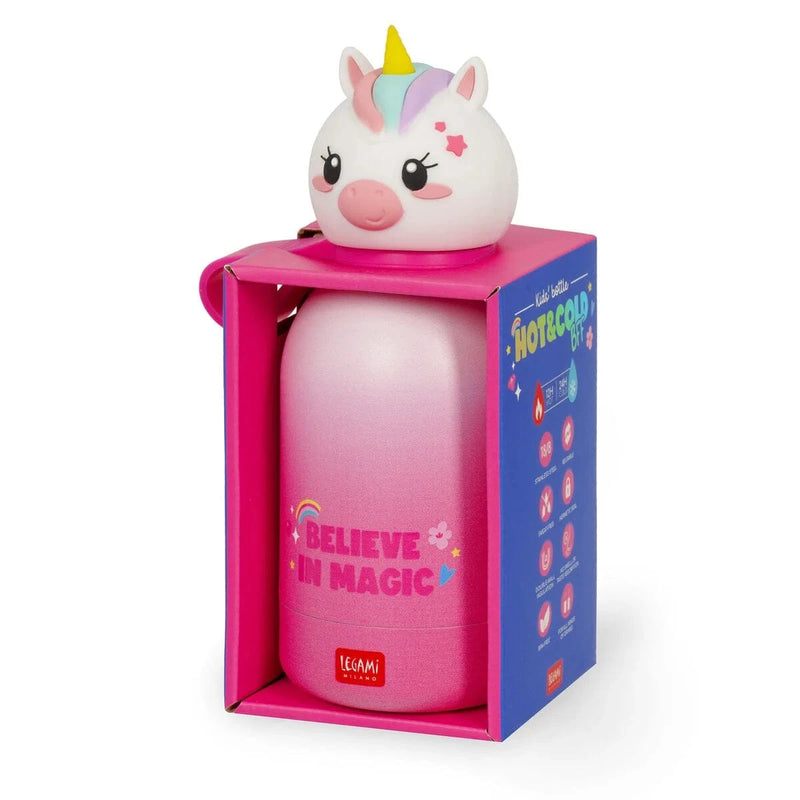 Legami HOT & COLD BFF Thermos Drinkfles voor kinderen, Unicorn