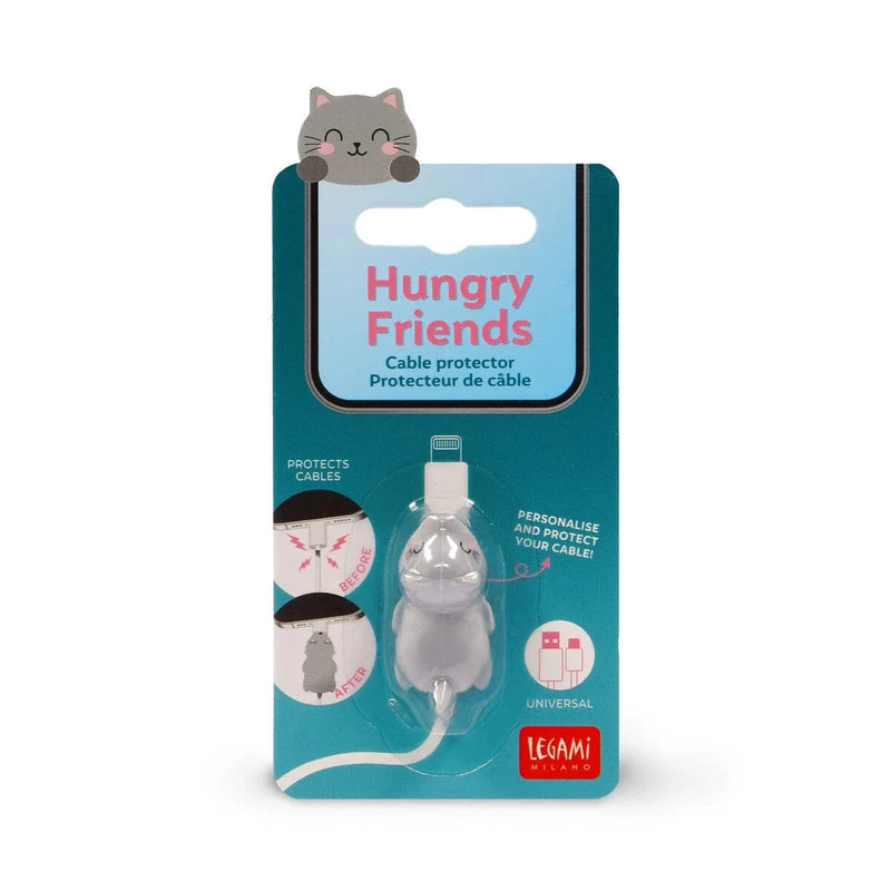 Legami HUNGRY FRIENDS Kabelbeschermer, Kitty