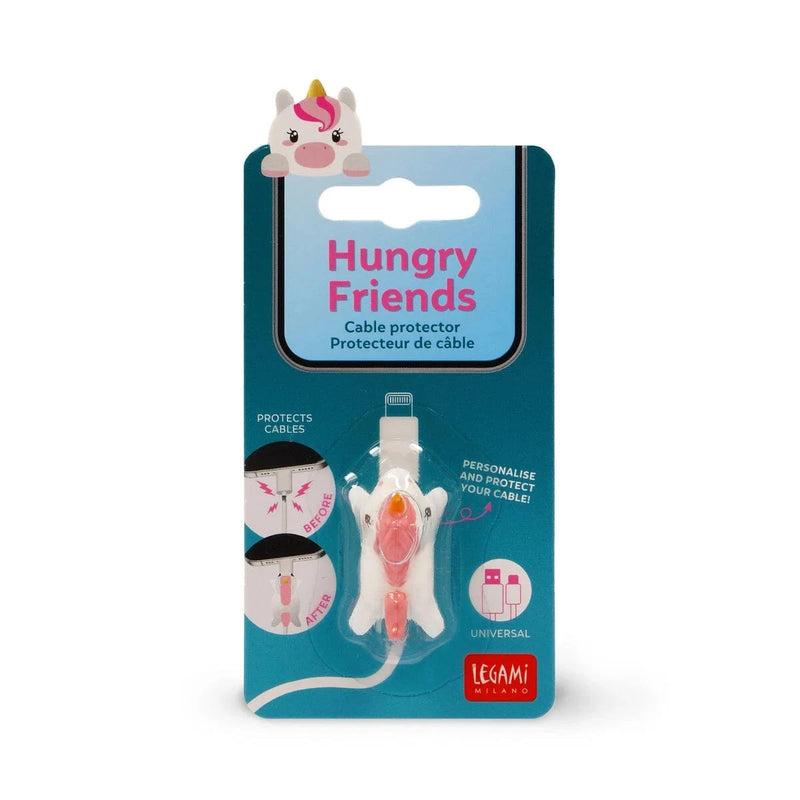 Legami HUNGRY FRIENDS Kabelbeschermer, Unicorn