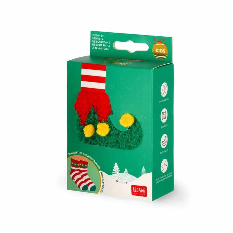 Legami IT'S A MATCH! Anti-slip Kerstsokken, Elf