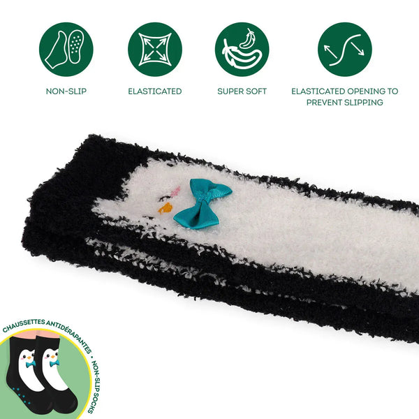 Legami IT'S A MATCH! Anti-slip Kerstsokken Kids/Adult, Pinguïn