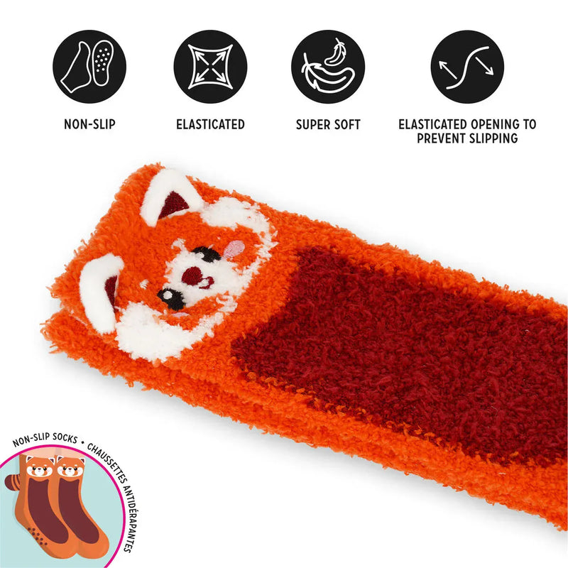 Legami IT'S A MATCH! Anti-slip Sokken Kids/Adult, Red Panda