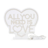 Legami IT'S A SIGN Neon Lamp, All you need is Love