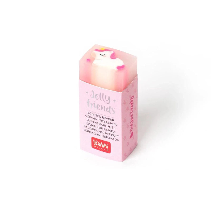 Legami JELLY FRIENDS Gom met Suikerspin geur, Unicorn