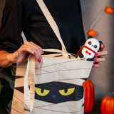 Legami KAWAII Halloween 2-in-1 Soft Siliconen Pennenzak, Panda 'Bam-Boo'