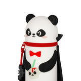 Legami KAWAII Halloween 2-in-1 Soft Siliconen Pennenzak, Panda 'Bam-Boo'
