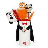 Legami KAWAII Halloween 2-in-1 Soft Siliconen Pennenzak, Panda 'Bam-Boo'