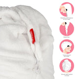 Legami LOVE MY HAIR Tulband Haarhanddoek, Panda