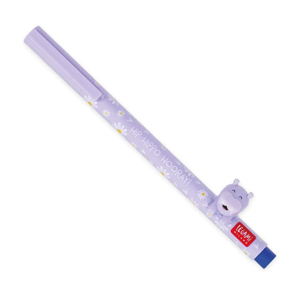 Legami LOVELY FRIENDS Gel Pen, Hippo