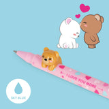 Legami LOVELY FRIENDS Gel Pen Set van 2, Beary in Love