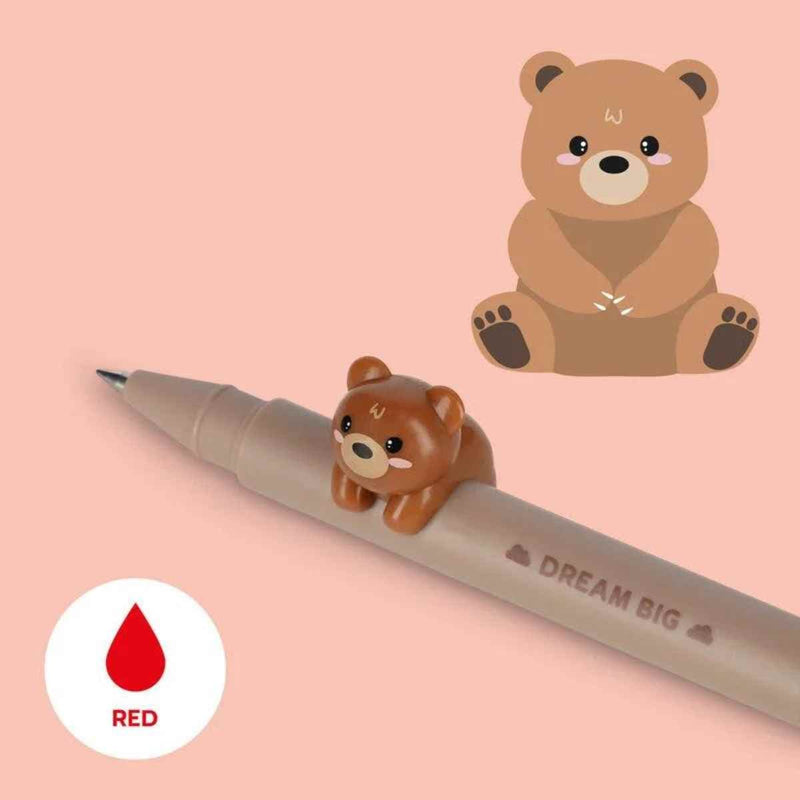 Legami LOVELY FRIENDS Gel Pen, Teddy Bear