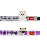 Legami LOVELY FRIENDS Halloween Set van 2 Uitwisbare Gelpennen, Spooky Party
