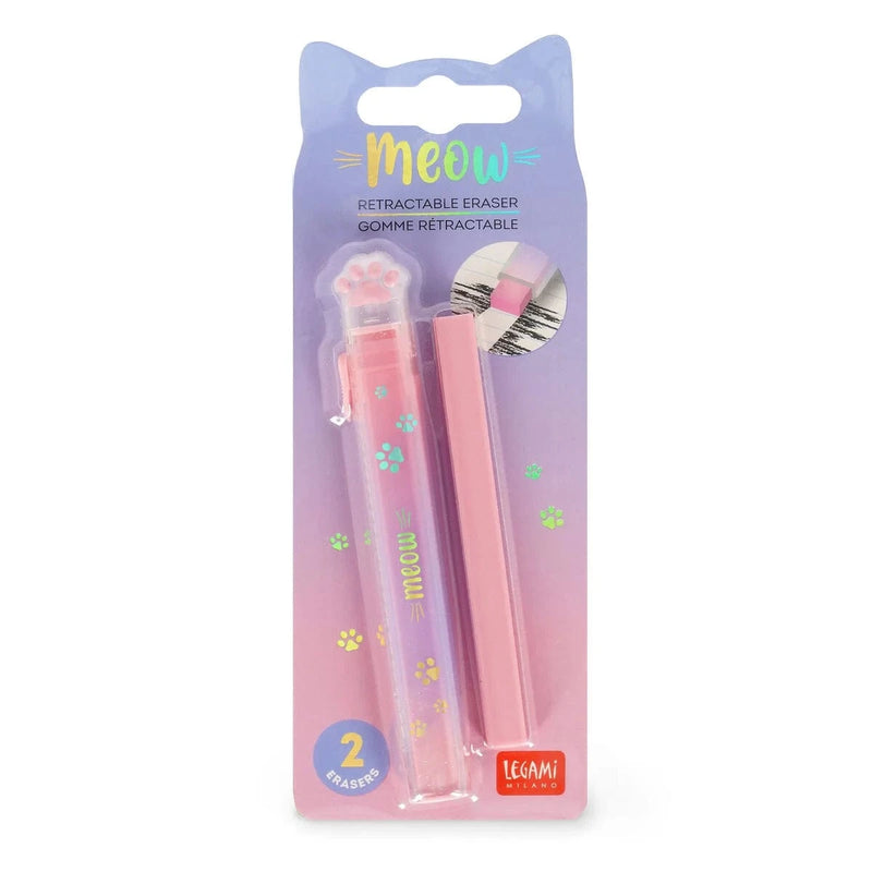 Legami MEOW Intrekbare Gom met Refill