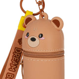 Legami MINI KAWAII Portemonnee met Sleutelhanger, Teddy Bear
