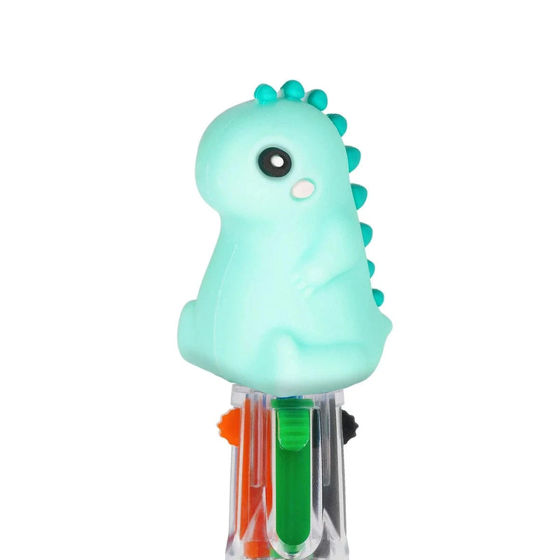 Legami MINI MAGIC RAINBOW Balpen met 4 kleuren, Dino