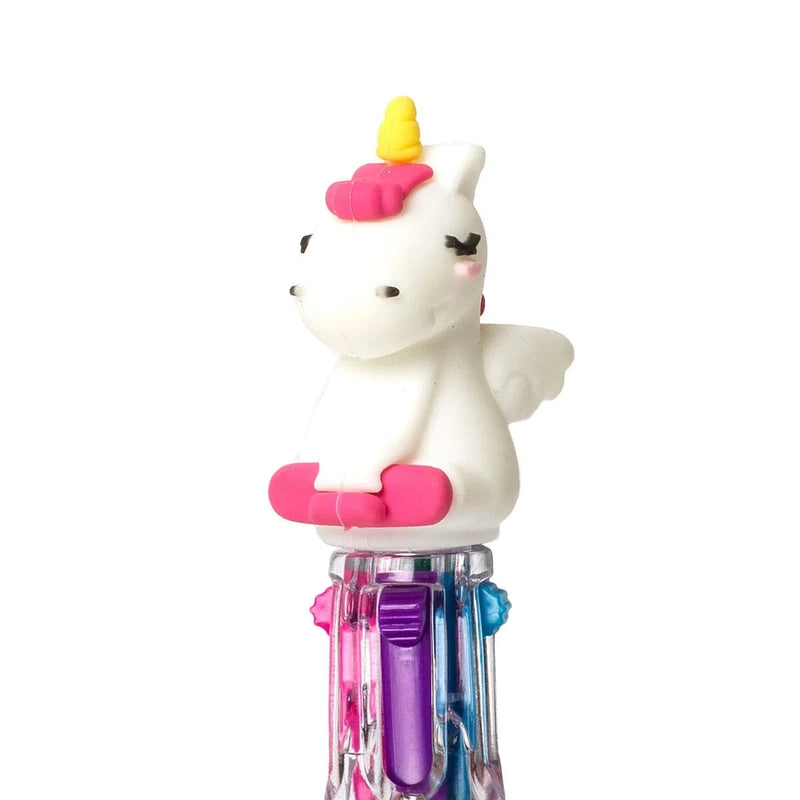 Legami MINI MAGIC RAINBOW Balpen met 4 kleuren, Unicorn