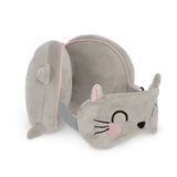 Legami MY TRAVEL BUDDY Schattig Reiskussen met Slaapmasker, Kitty