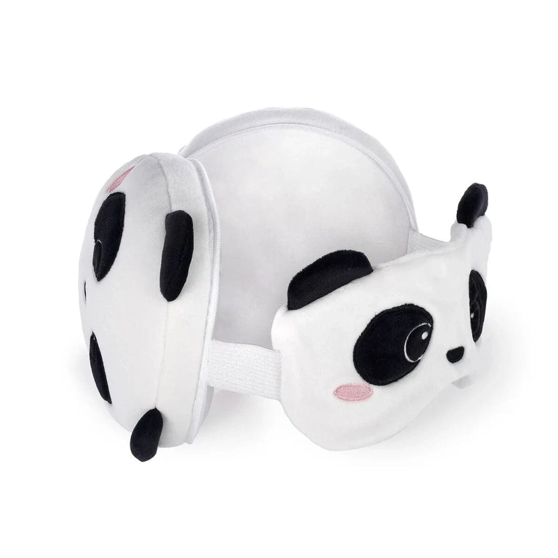 Legami MY TRAVEL BUDDY Schattig Reiskussen met Slaapmasker, Panda
