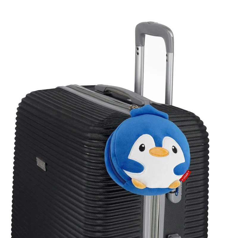 Legami MY TRAVEL BUDDY Schattig Reiskussen met Slaapmasker, Pinguïn