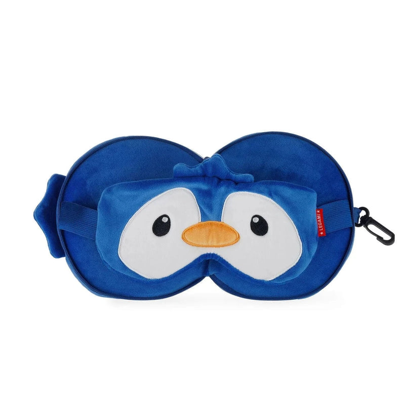 Legami MY TRAVEL BUDDY Schattig Reiskussen met Slaapmasker, Pinguïn