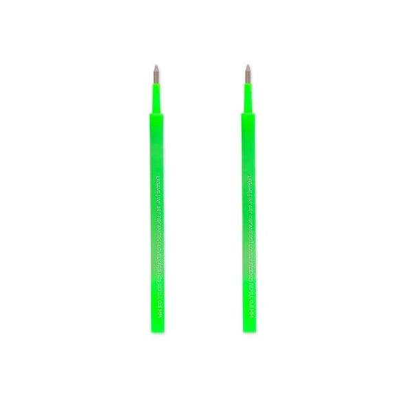 Legami Refill set van 2 voor Lovely Friends pen, Neon Groen