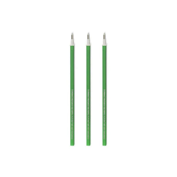 Legami Refill set van 3 voor Erasable Gel pen, Groen