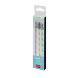 Legami Set Of 3 Multicoloured Gel Pens - Twist