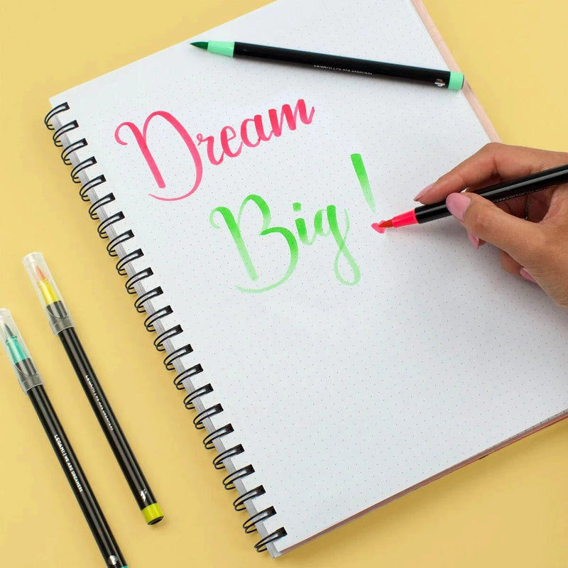 Legami Set van 12 Brush Markers, Bright