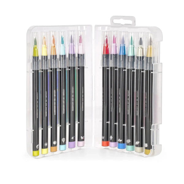 Legami Set van 12 Brush Markers, Pastel