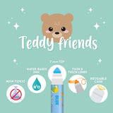 Legami Set van 12 stiften, Teddy Friends