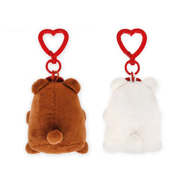 Legami Set van 2 pluchen Sleutelhangers, Teddybeer