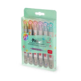 Legami Set van 6 duo Highlighters, Meow