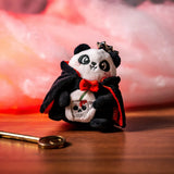 Legami SUPER SOFT Halloween Plushen Sleutelhanger, Panda 'Bam-Boo!'
