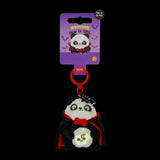 Legami SUPER SOFT Halloween Plushen Sleutelhanger, Panda 'Bam-Boo!'