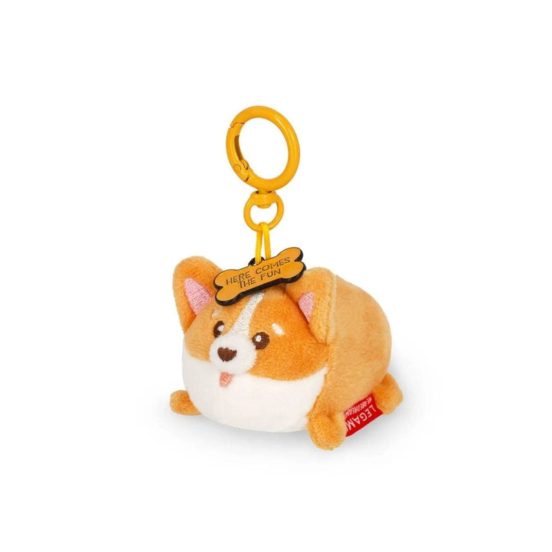 Legami SUPER SOFT Plushen Sleutelhanger, Corgi