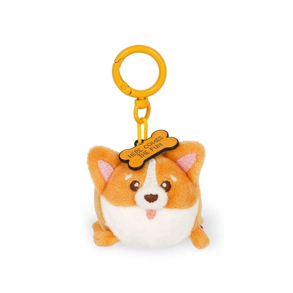 Legami SUPER SOFT Plushen Sleutelhanger, Corgi