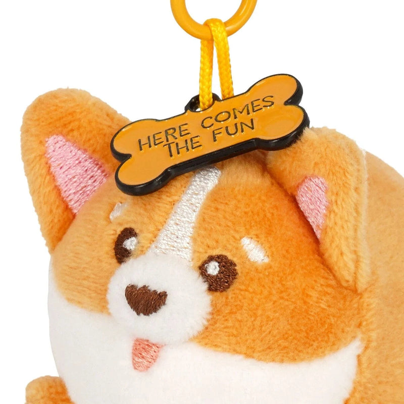 Legami SUPER SOFT Plushen Sleutelhanger, Corgi