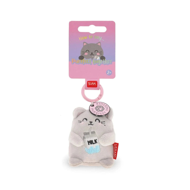 Legami SUPER SOFT Plushen Sleutelhanger, Kitty